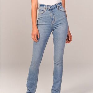Abercrombie & fitch the 90s straight ultra high rise size 26/2